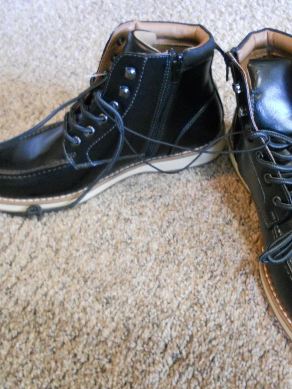 Steve Madden P-Doyers Men's Casual Boot size 10 1/2 Black